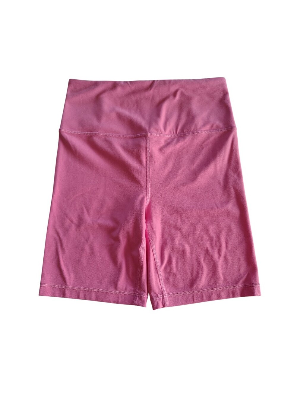 Athleta Ultra High Rise Elation Barbie Pink Spandex Yoga Athletic Shorts Size XS